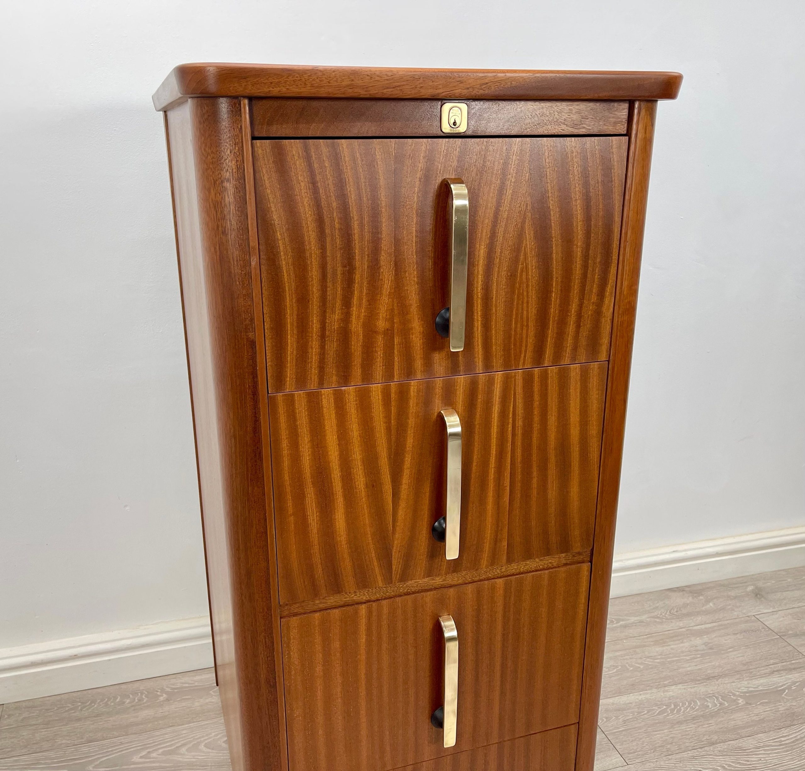 Vintage Teak Filling Cabinet / Chest Of Drawers - Image 3