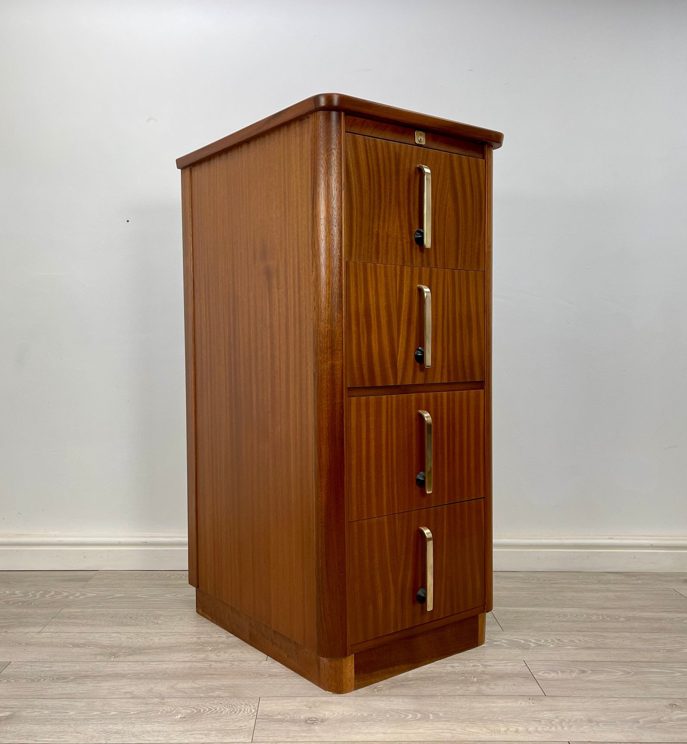 Vintage Teak Filling Cabinet / Chest Of Drawers