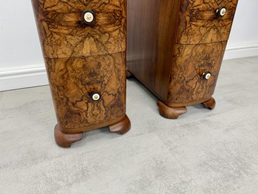 Art Deco Walnut Bedside Tables - Image 3