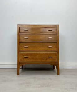 Mid Century Oak Chest Of Drawers