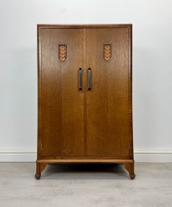 Art Deco Oak Gentleman’s Wardrobe